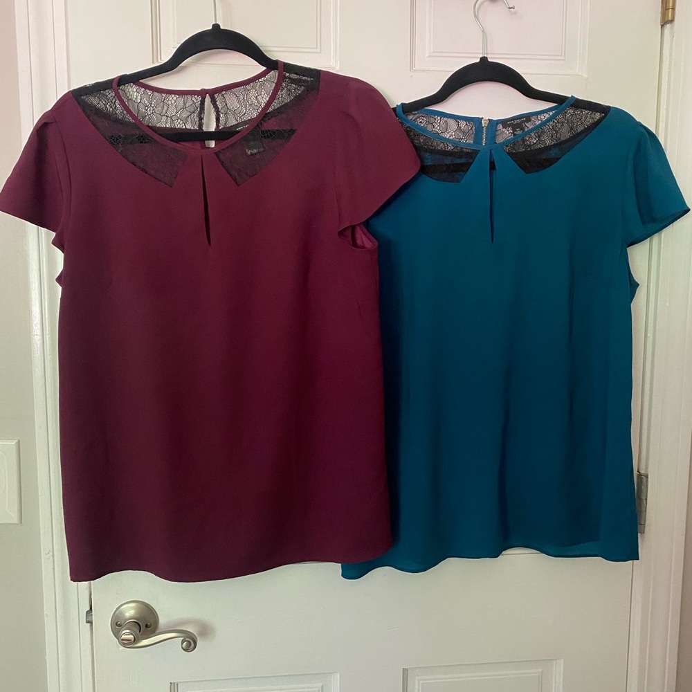 Two Ann Taylor blouses